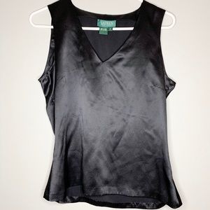 100% Silk LAUREN by Ralph Lauren Tank